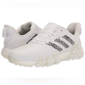 Adidas Men’s Sz 8 CODECHAOS 22 Golf Shoe Spike-less White Black